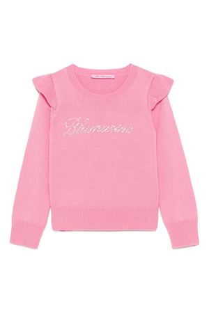 Maglione in misto lana rosa MISS BLUMARINE KIDS | IF4108MA51IX0604